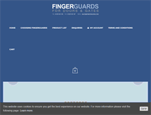 Tablet Screenshot of fingerguards.com